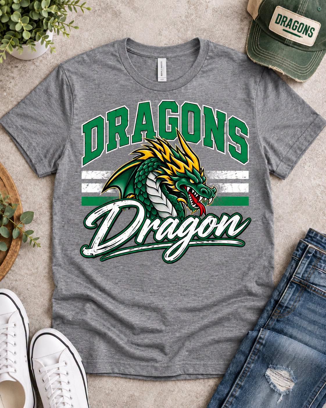 DeSoto Dragons - Dragon Pride Design TShirt (Copy)