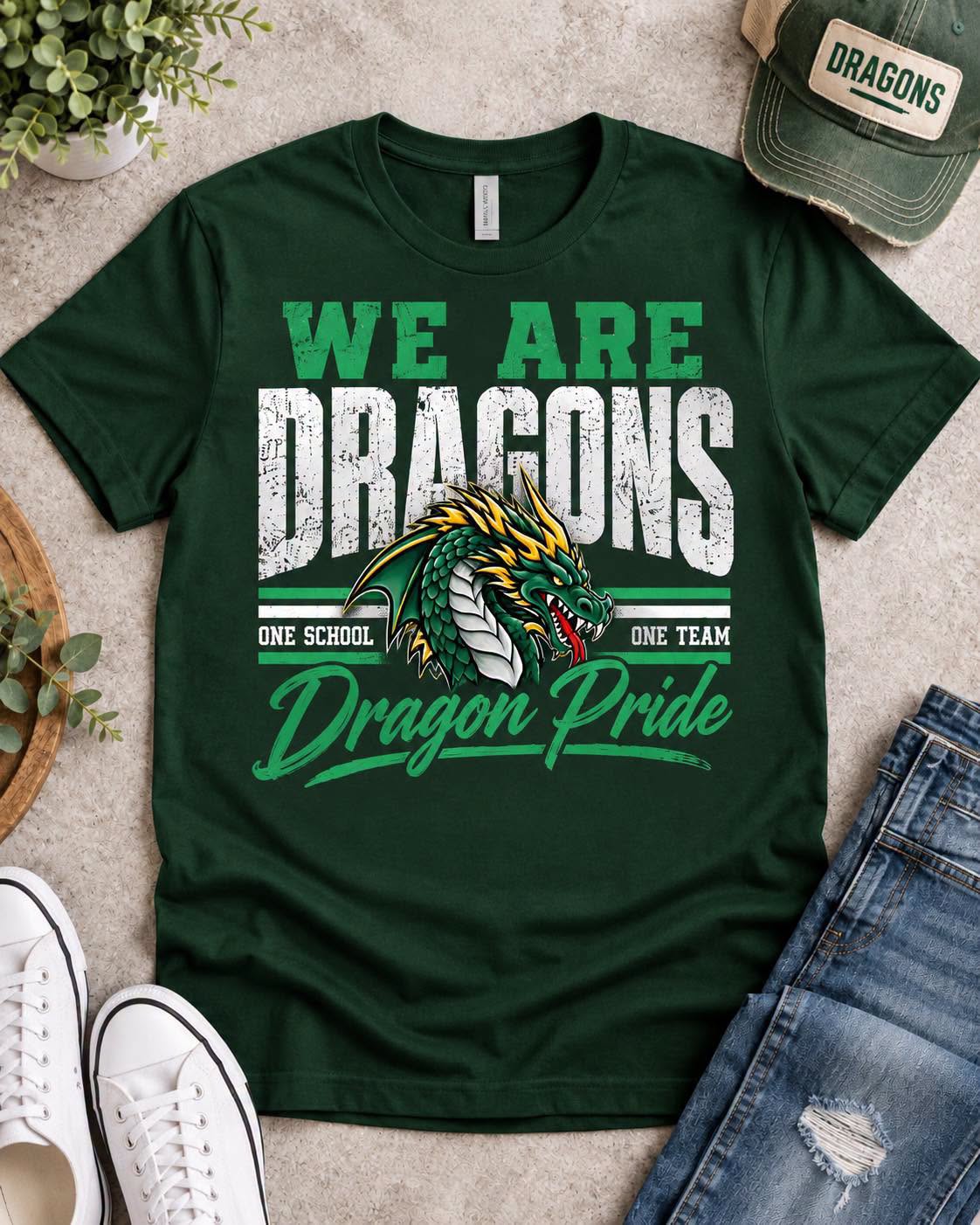 DeSoto Dragons - Dragon Pride Design TShirt