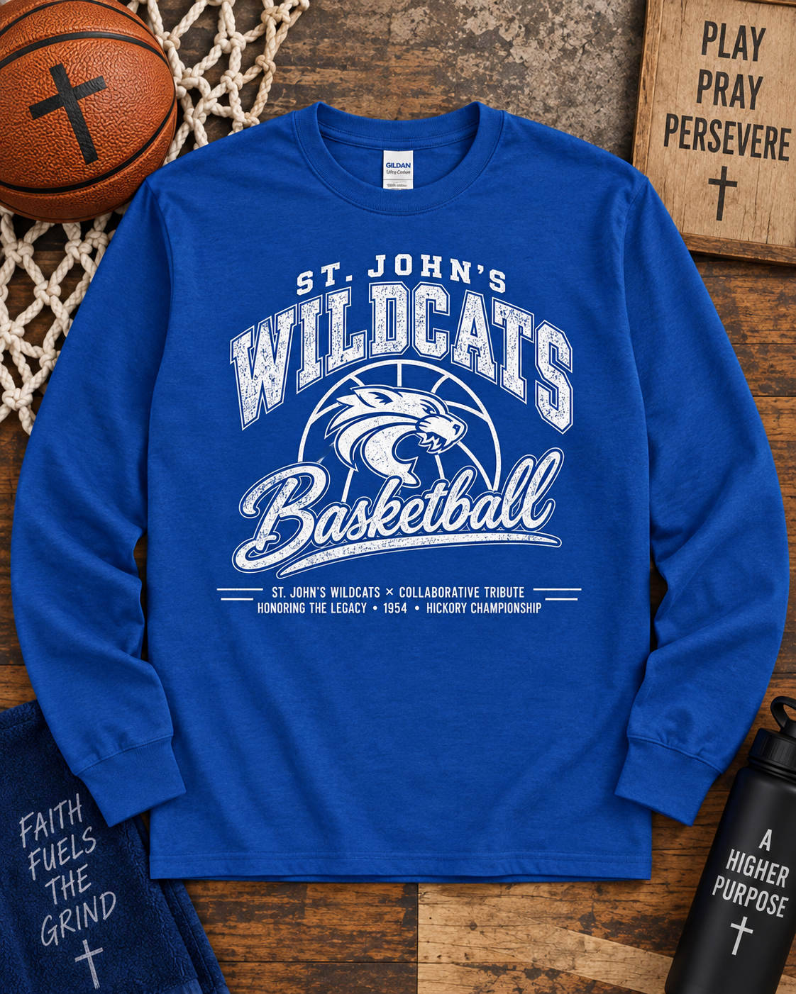St. John's Lutheran Wildcats - Long Sleeve TShirt