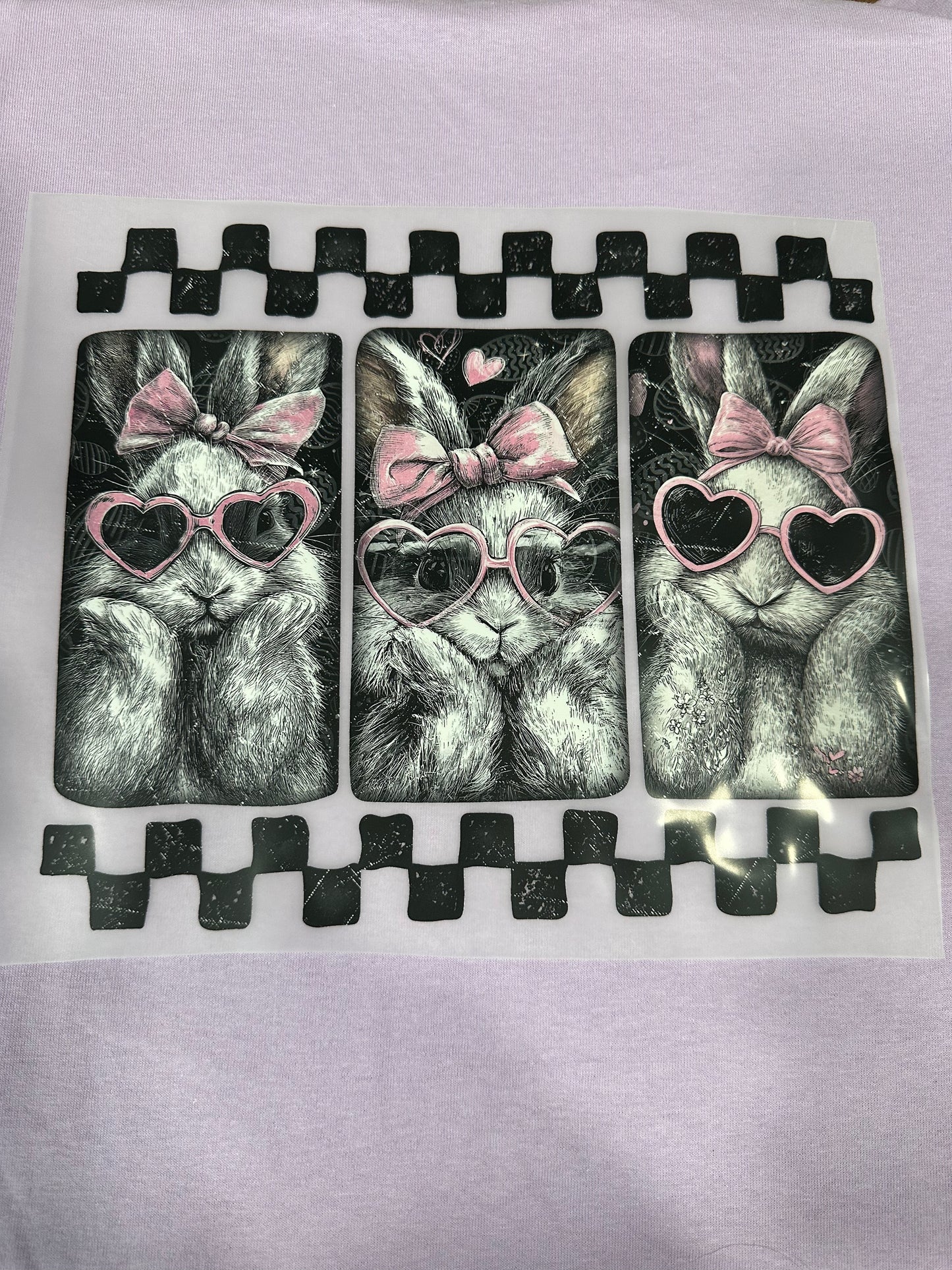 3 Bunnies with Sun Glasses T-Shirt