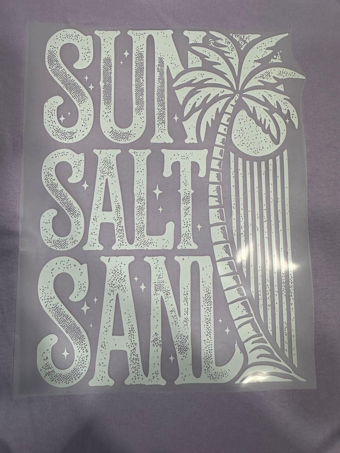Sun Salt Sand White Sweatshirt