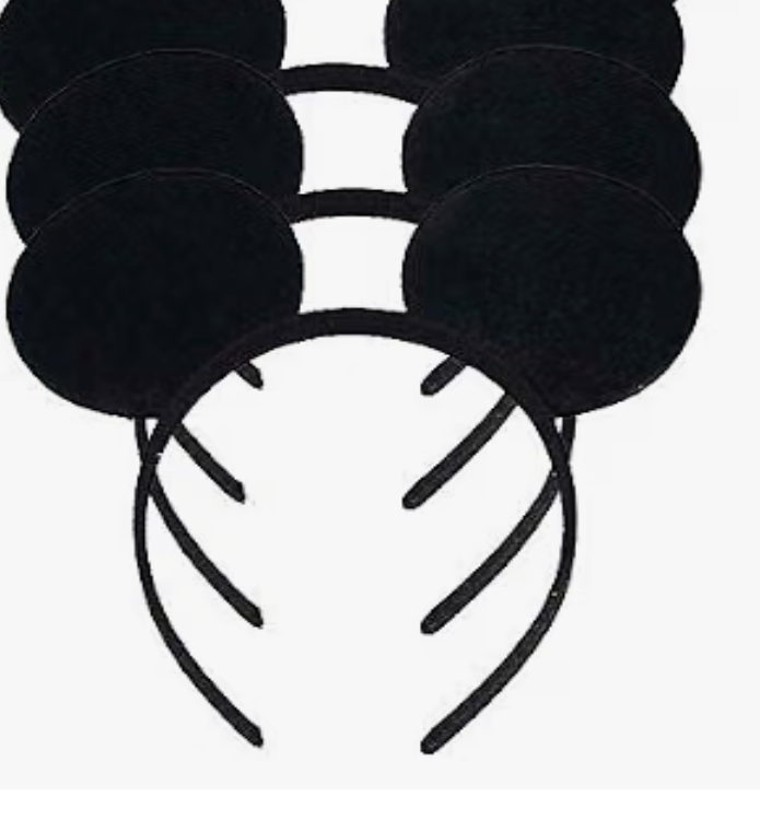 Spirit Wear Accessories - Mickey Ears - Plain Black