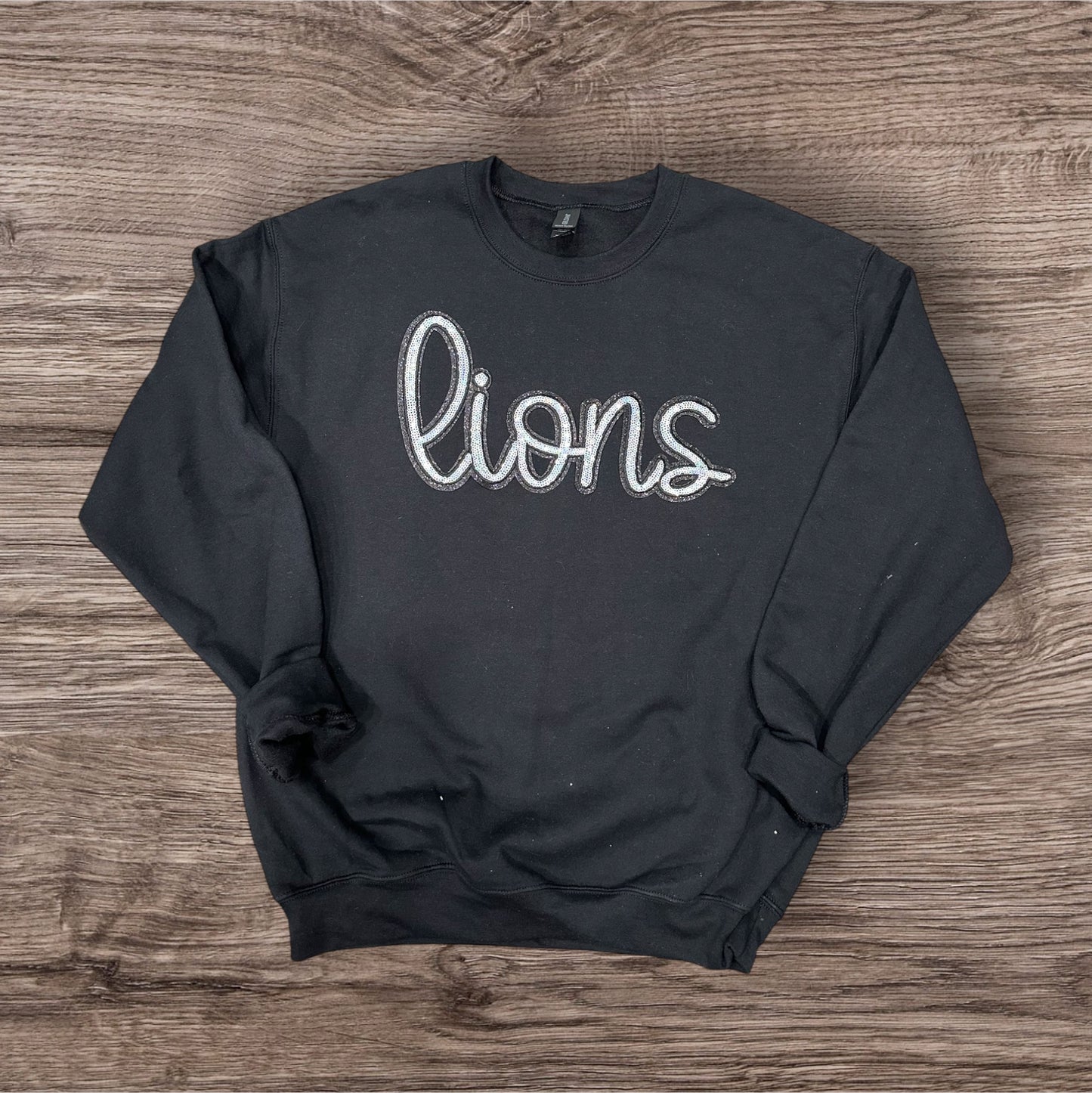 Spirit Wear - Lions Sequins Crewneck