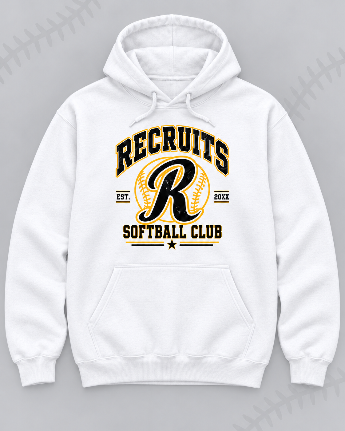 Spirit Wear - Recruits Club Softball Hoodie