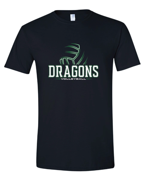 Spirit Wear - DeSoto Volleyball T-Shirt WITHOUT Personalization