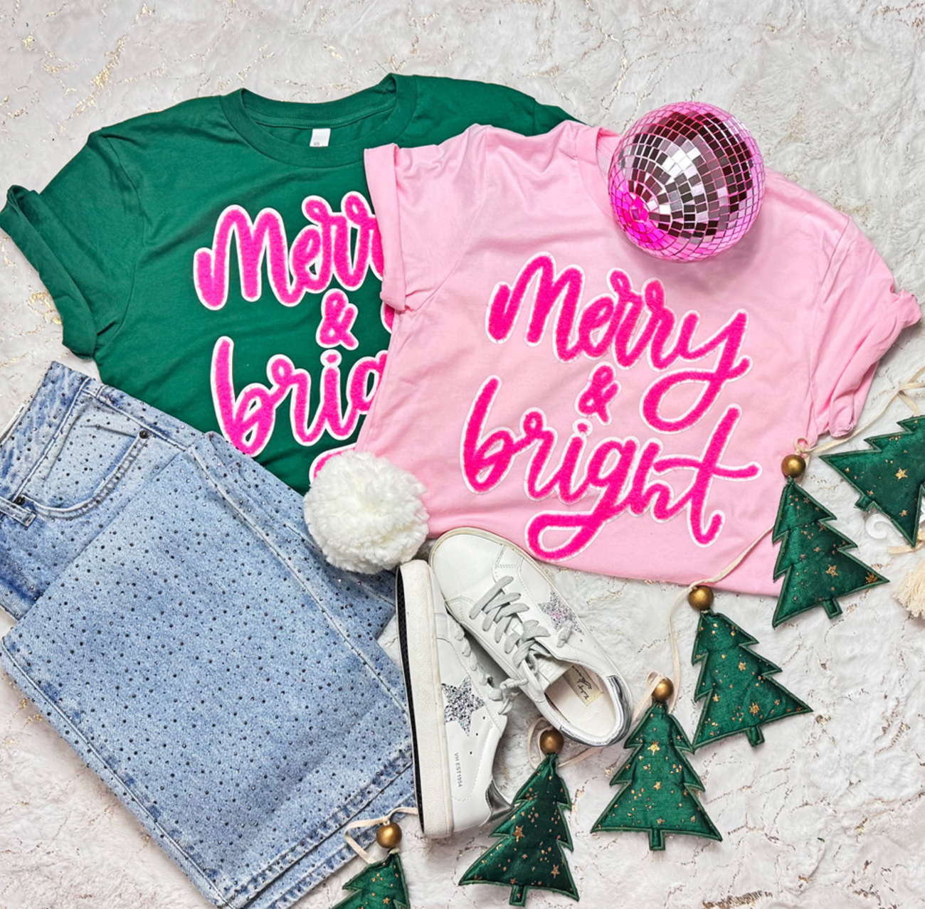 General Apparel - Christmas Merry & Bright T-Shirt