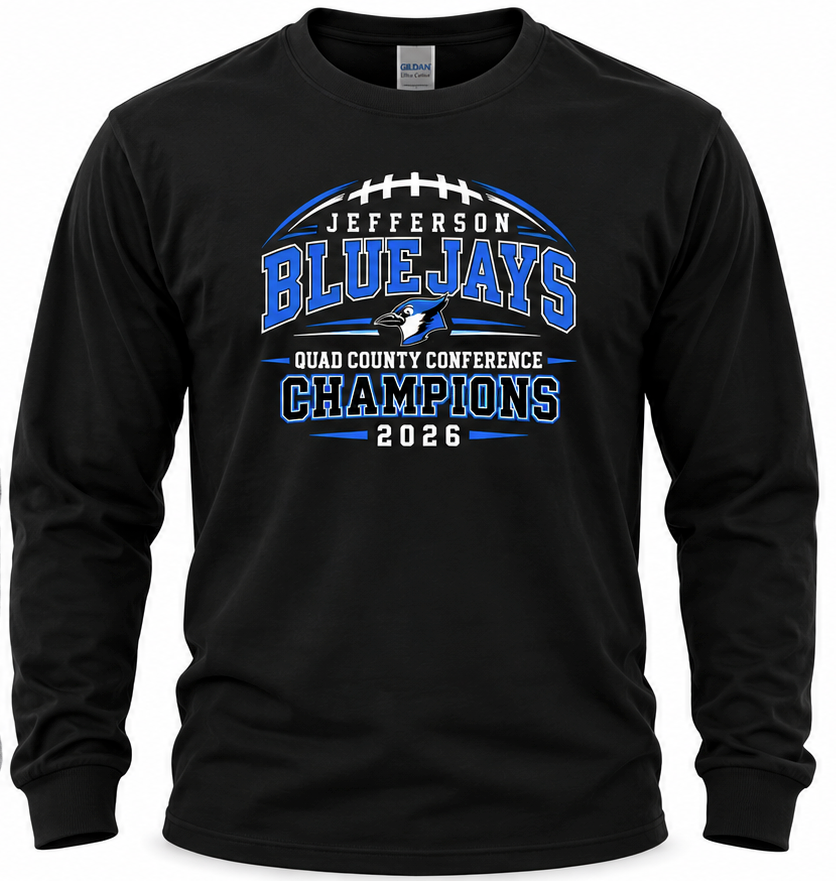 Jefferson Conference Campions Long Sleeve Tshirt (Limited Quantity Available)