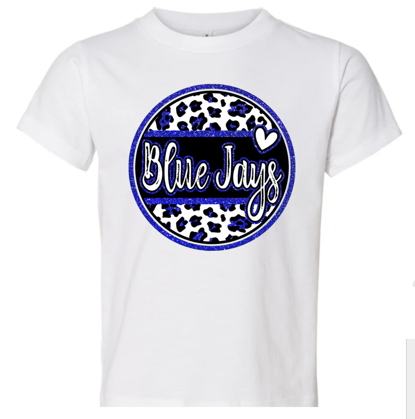 R7 Bluejays Spirit Wear - Bluejays Leopard Circle