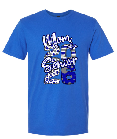 Senior - 2026 Senior Mom Royal/Grey