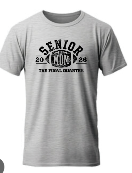 Sports - Senior Mom T-Shirt The Final Quarter