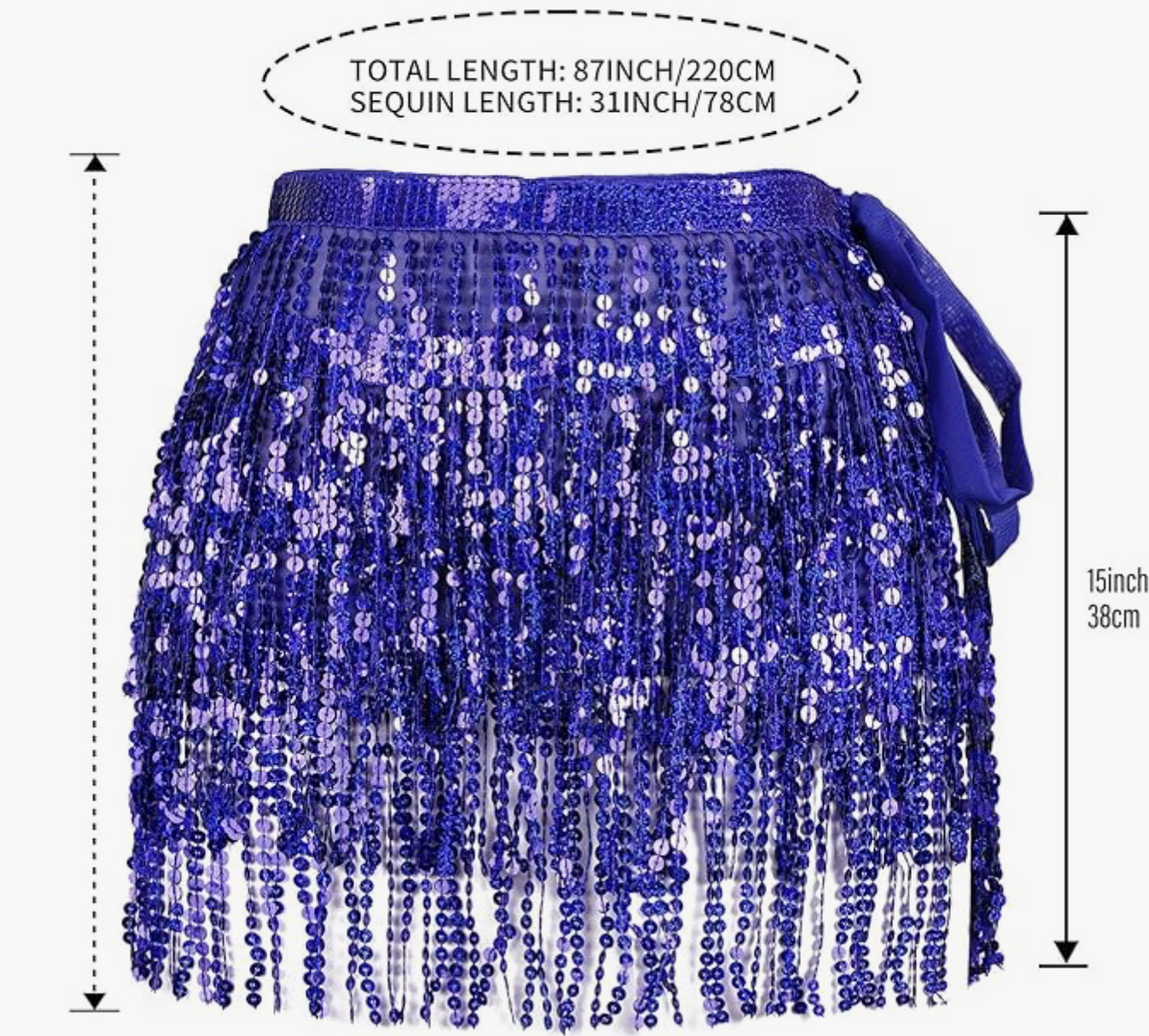 Spirit Wear Accessories - Sequin Skirt