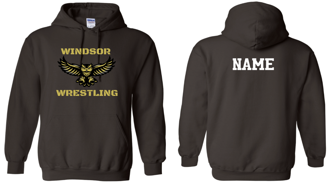 Windsor Boys Basketball - Hoodie with Last Name