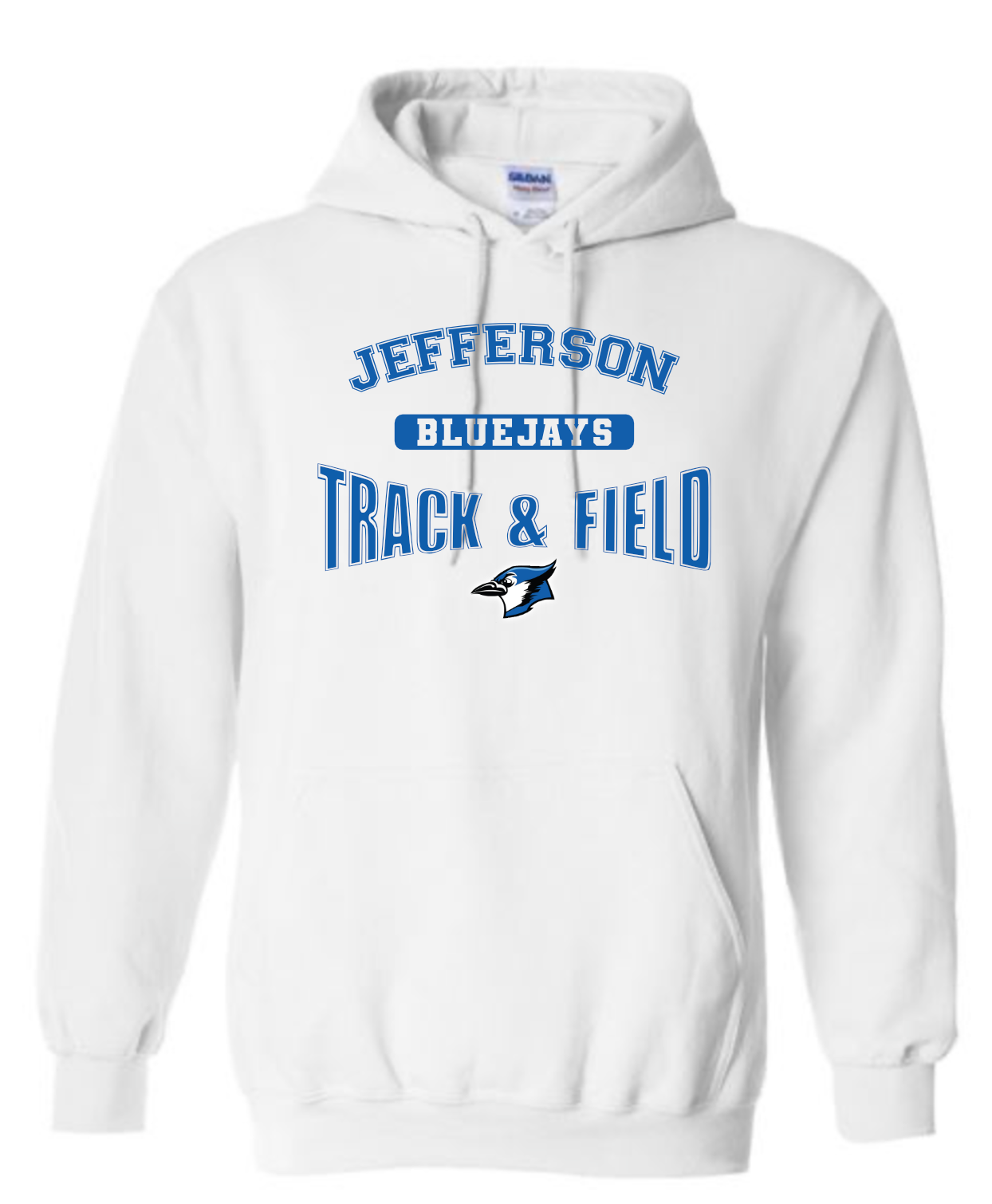 Bluejays Track & Field Hoodie WITHOUT Name