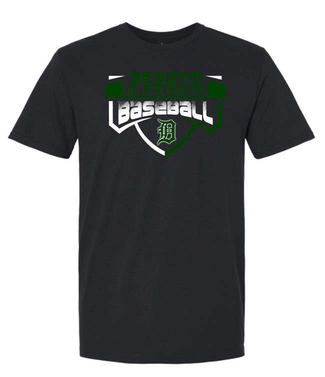 DeSoto Baseball T-Shirt WITHOUT Name