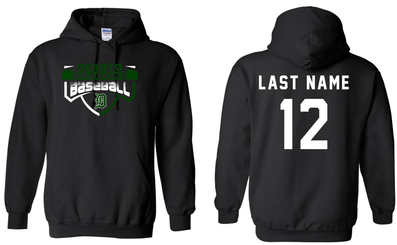 DeSoto Baseball Hoodie WITH Name