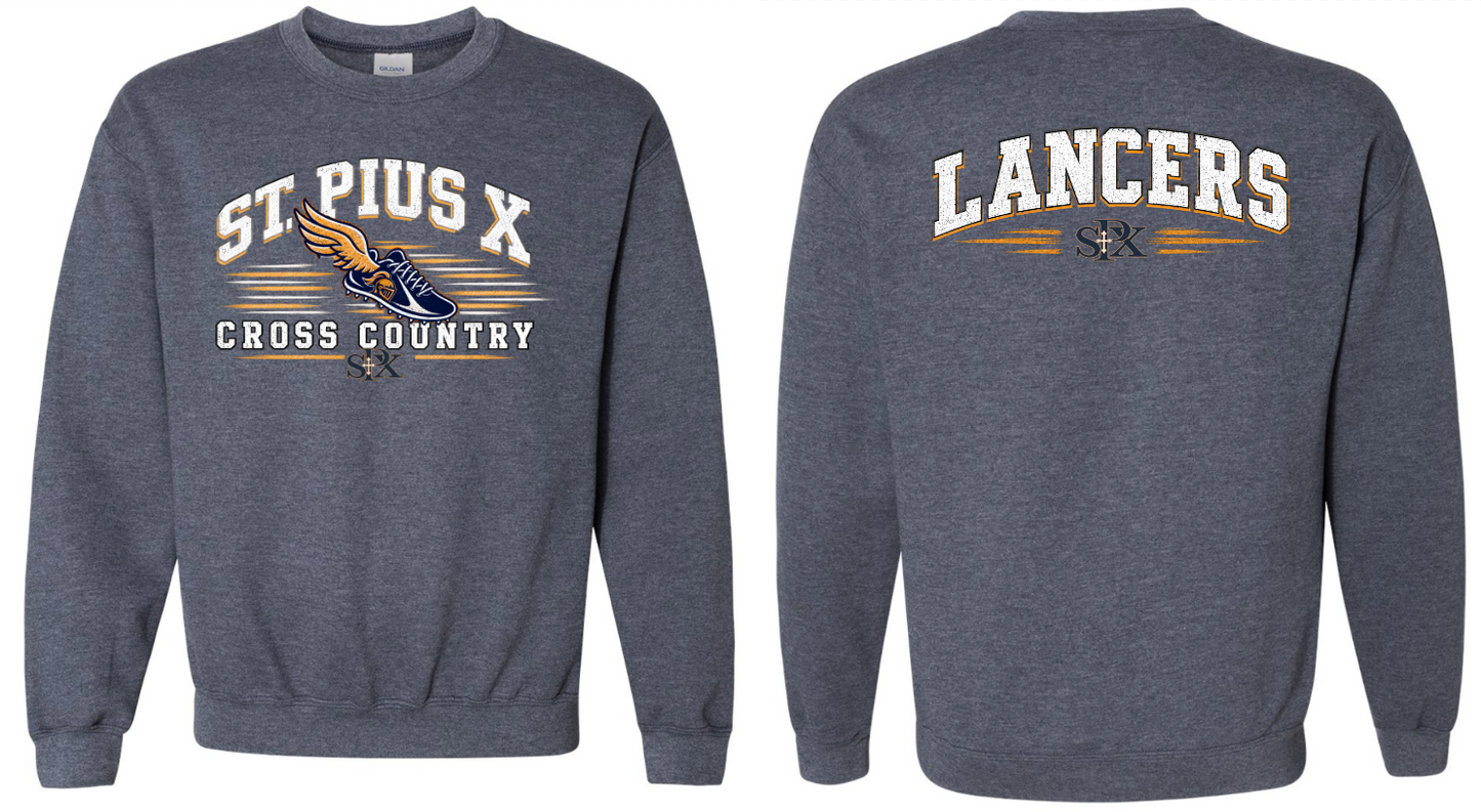 Spirit Wear - St. Pius X Cross Country Crewneck