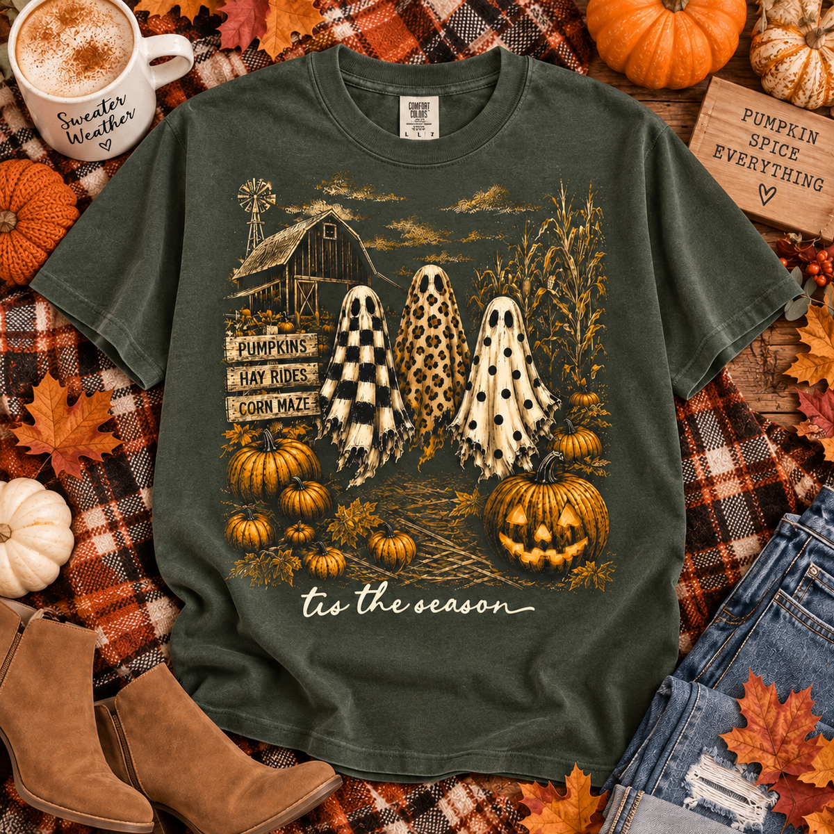Tis the Season Comfort Colors TShirt