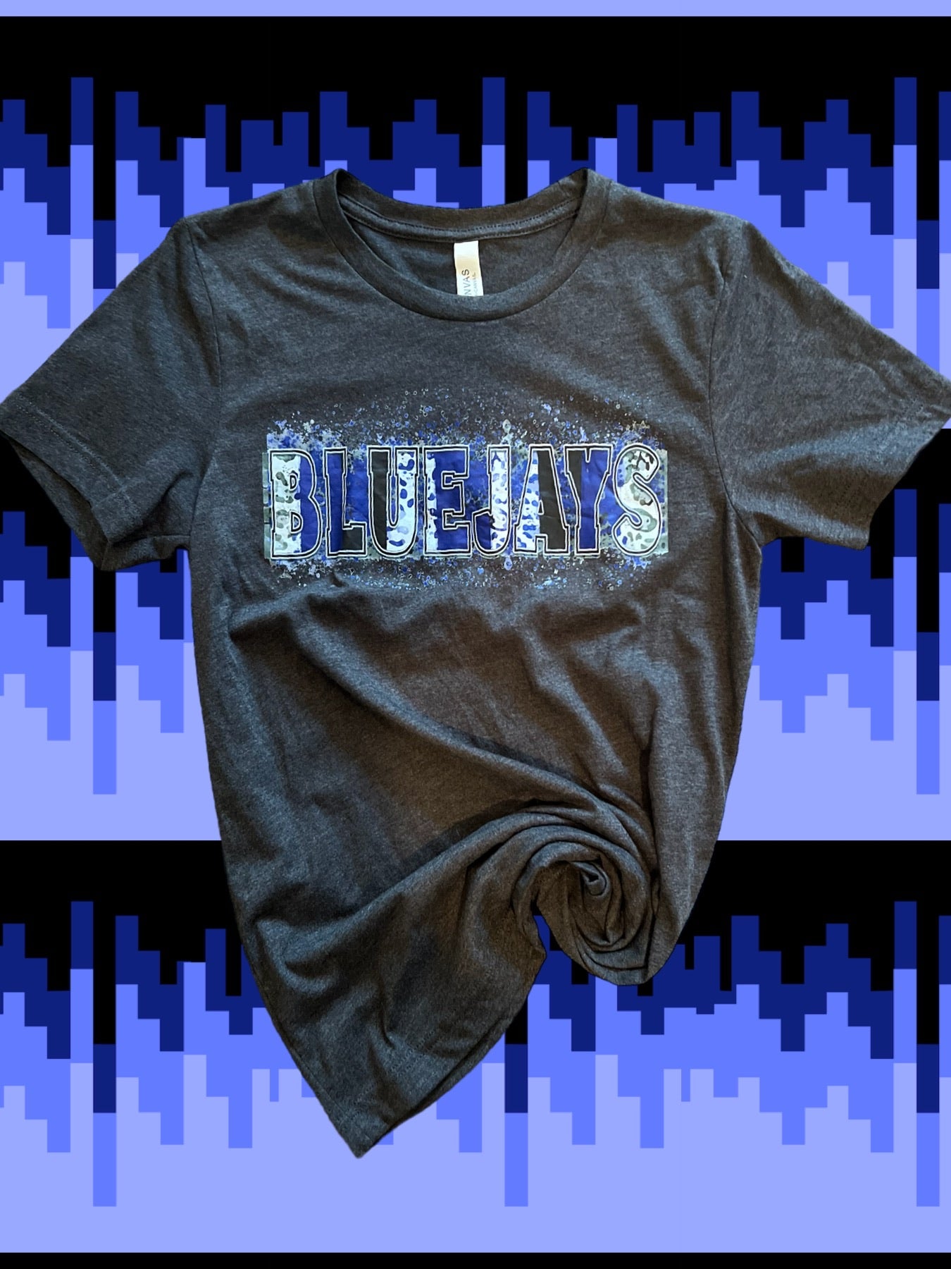 Bluejays Splatter Paint