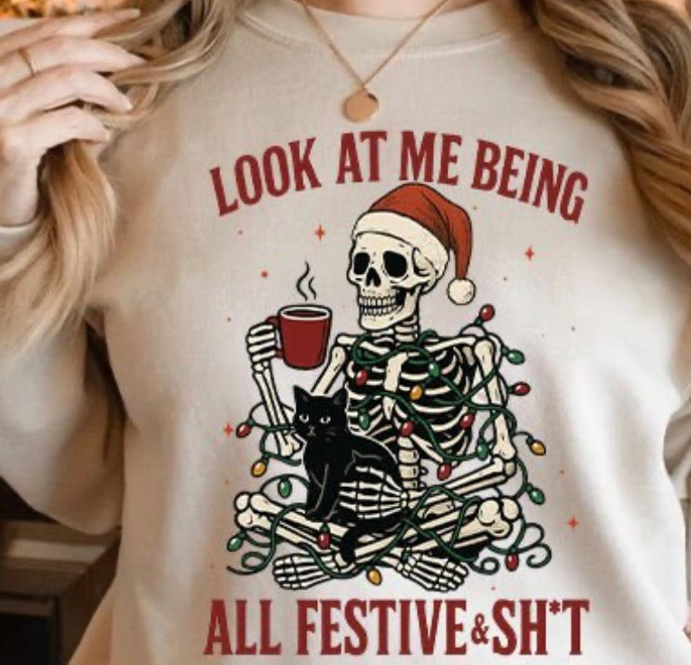 General Apparel - Look At Me Being Festive Crewneck