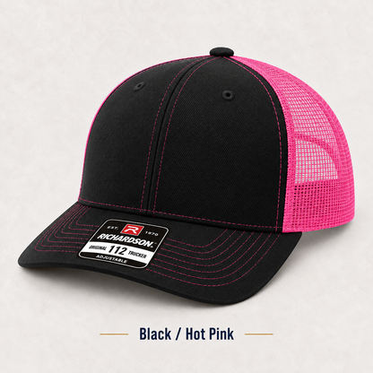 Custom Embroidered Richardson 112 Trucker Hat