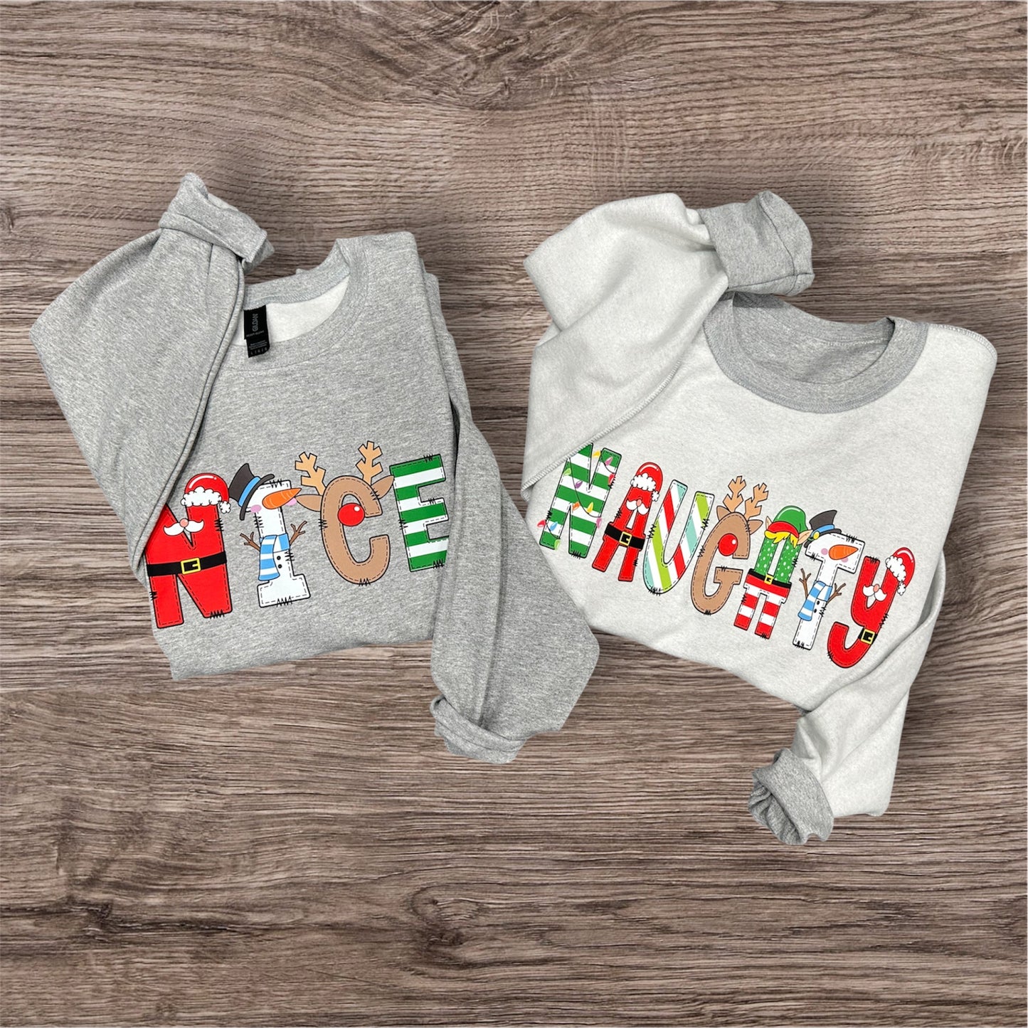 General Apparel - Reversible Naughty & Nice Crenweck