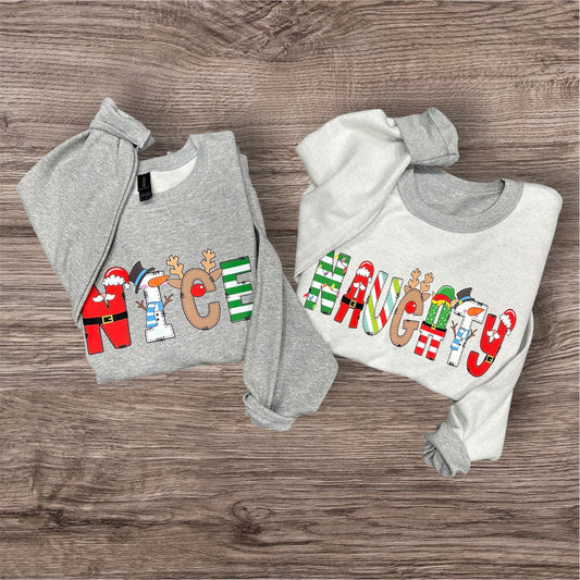 General Apparel - Reversible Naughty & Nice Crenweck