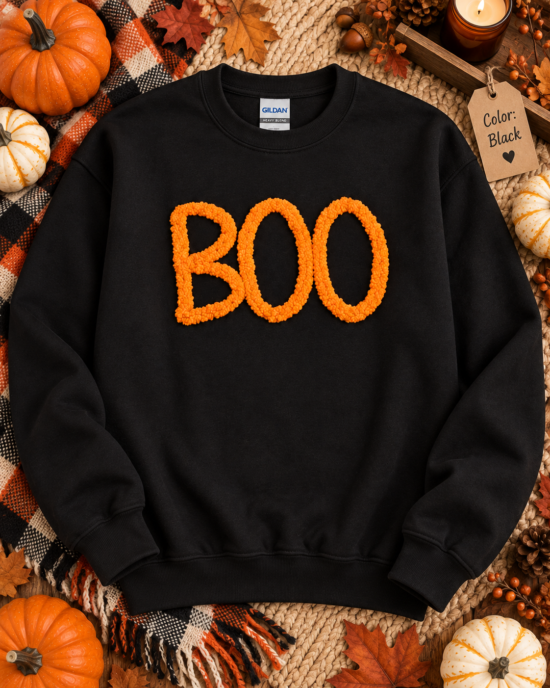 Fuzzy Boo Sweatshirt