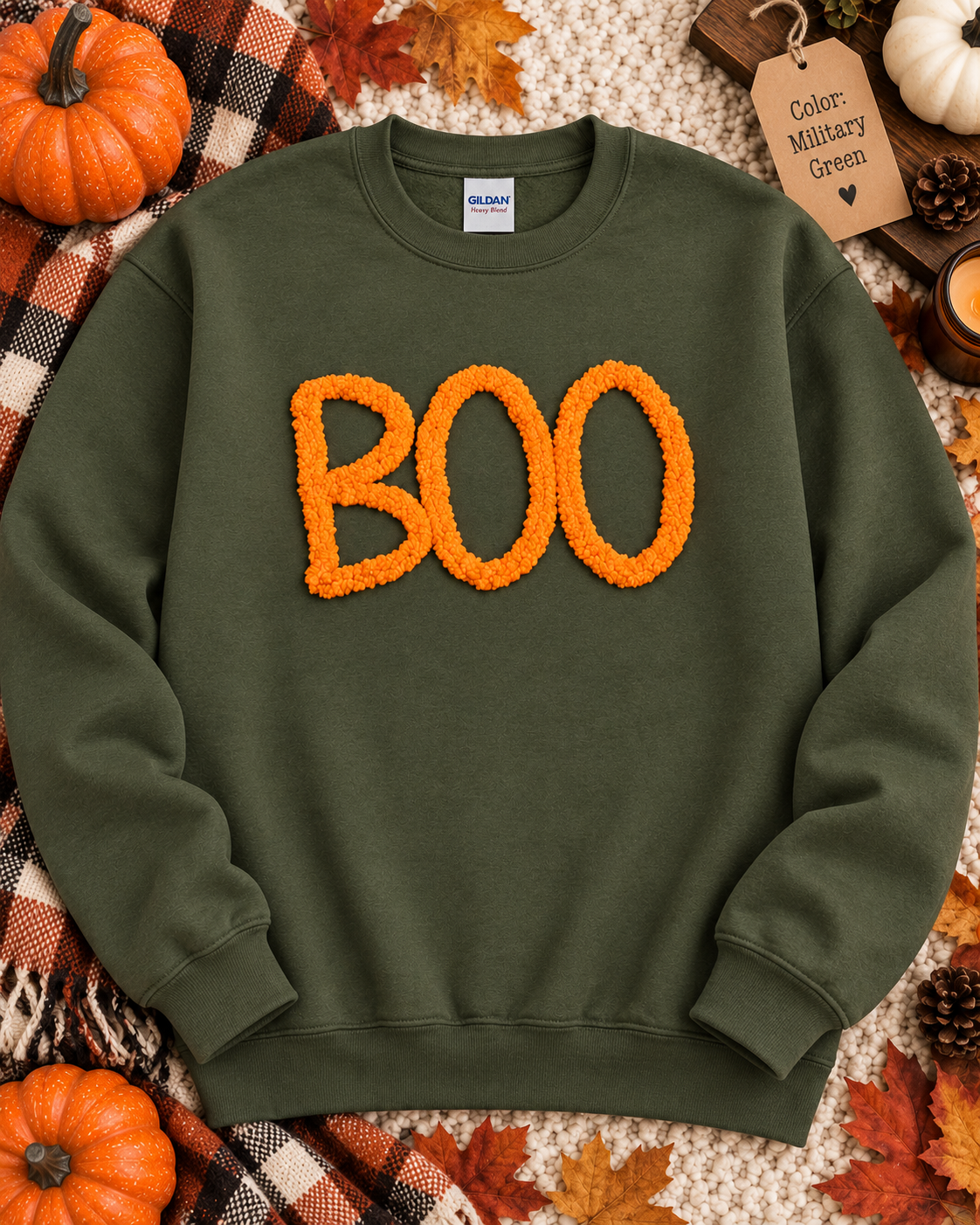 Fuzzy Boo Sweatshirt