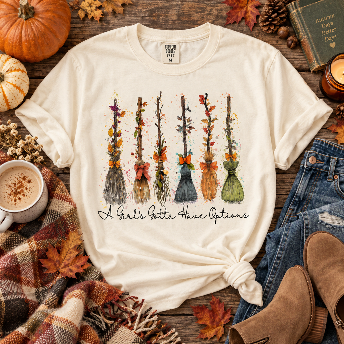 Broom Options Comfort Colors TShirt
