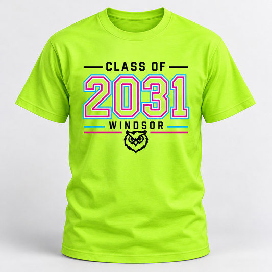 Windsor Class of 2031 - Neon TShirt