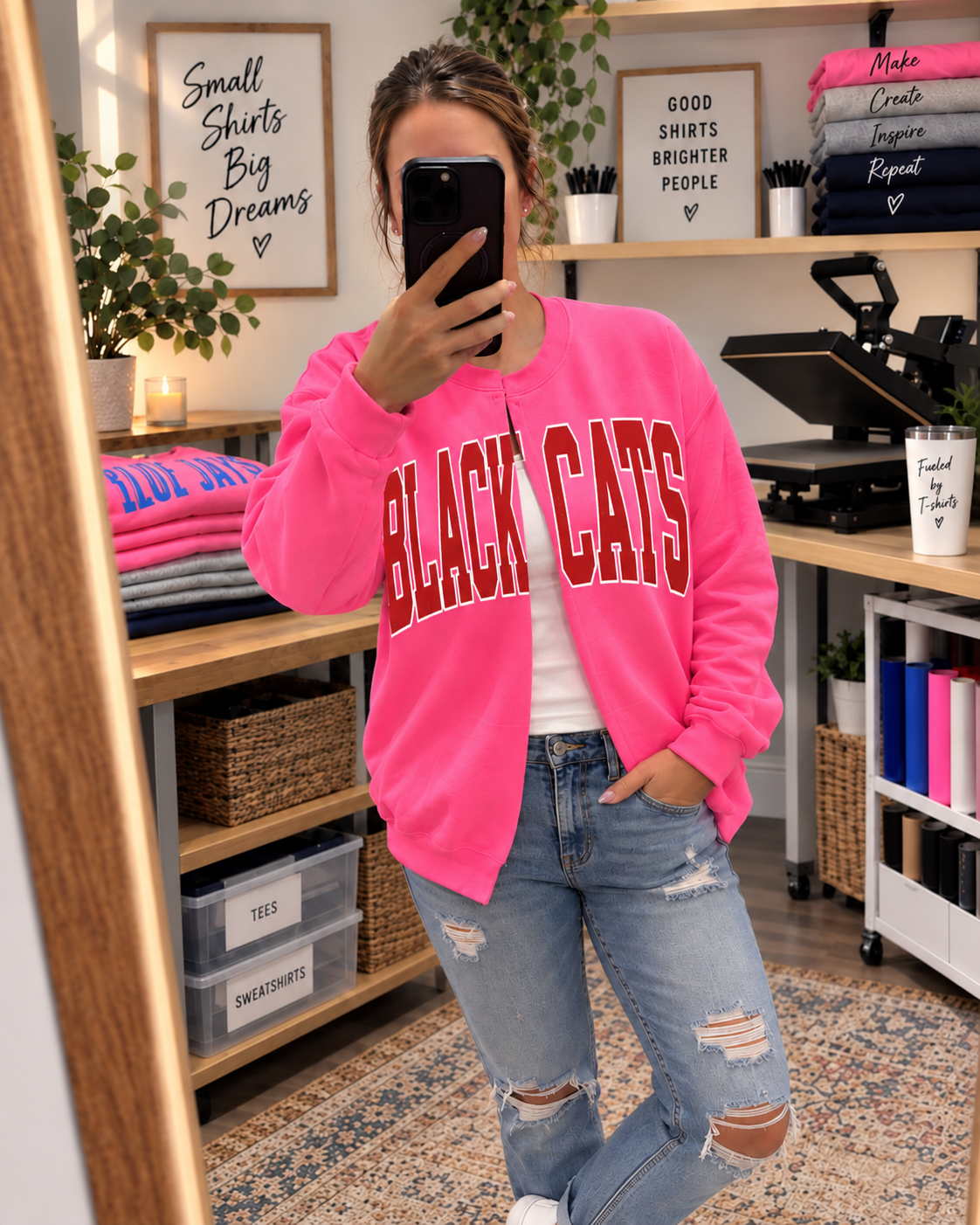 Custom Split Crewneck