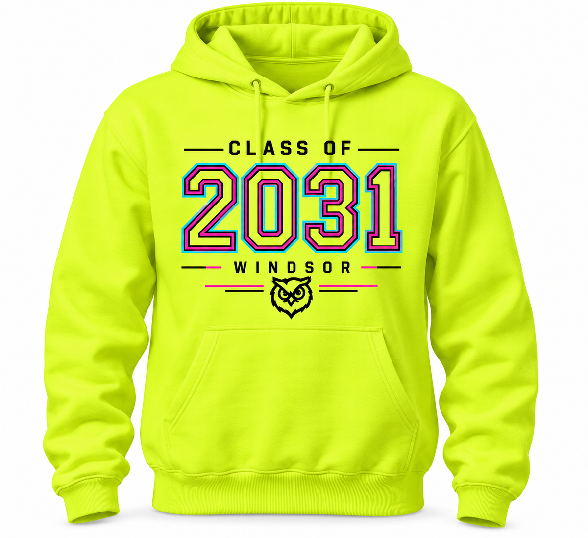 Windsor Class of 2031 - Neon Hoodie