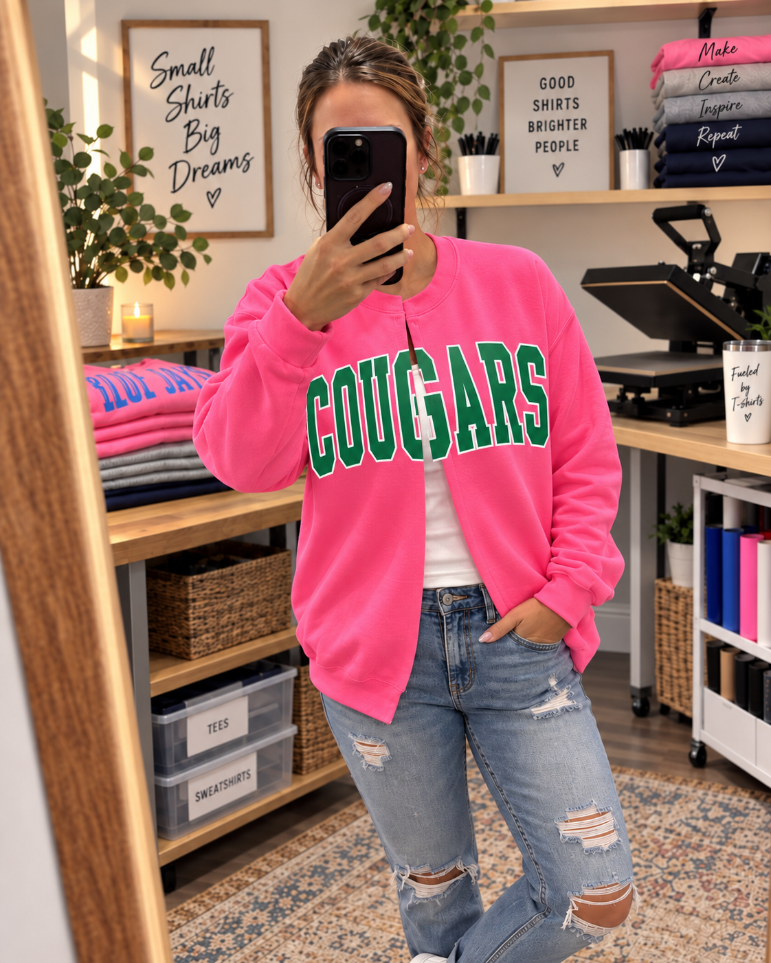 Custom Split Crewneck