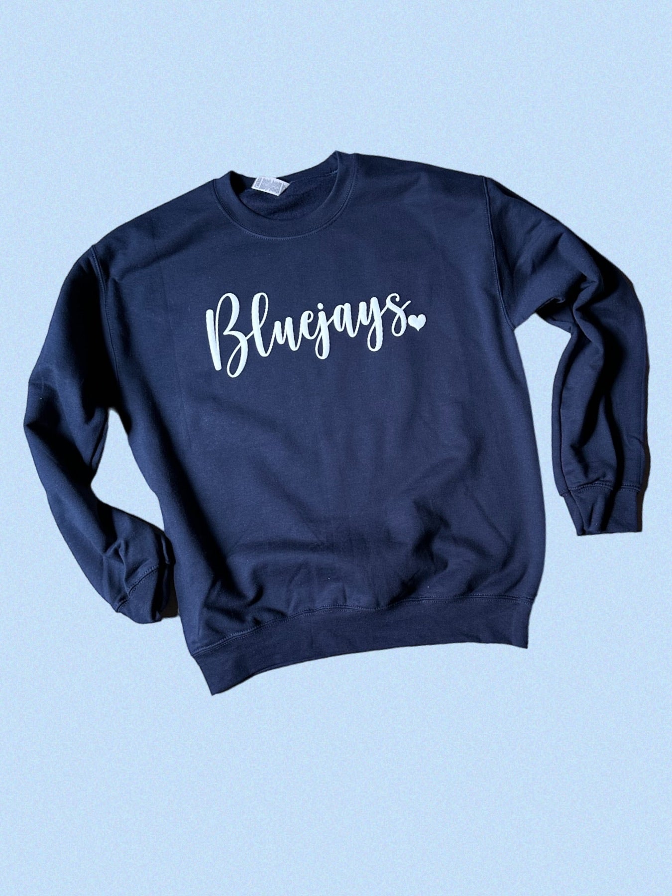 R7 Bluejays Spirit Wear - Crewneck Puff Bluejays