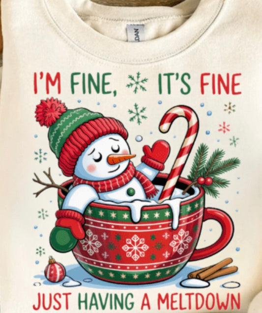 General Apparel - I’m Fine, It’s Fine Crewneck