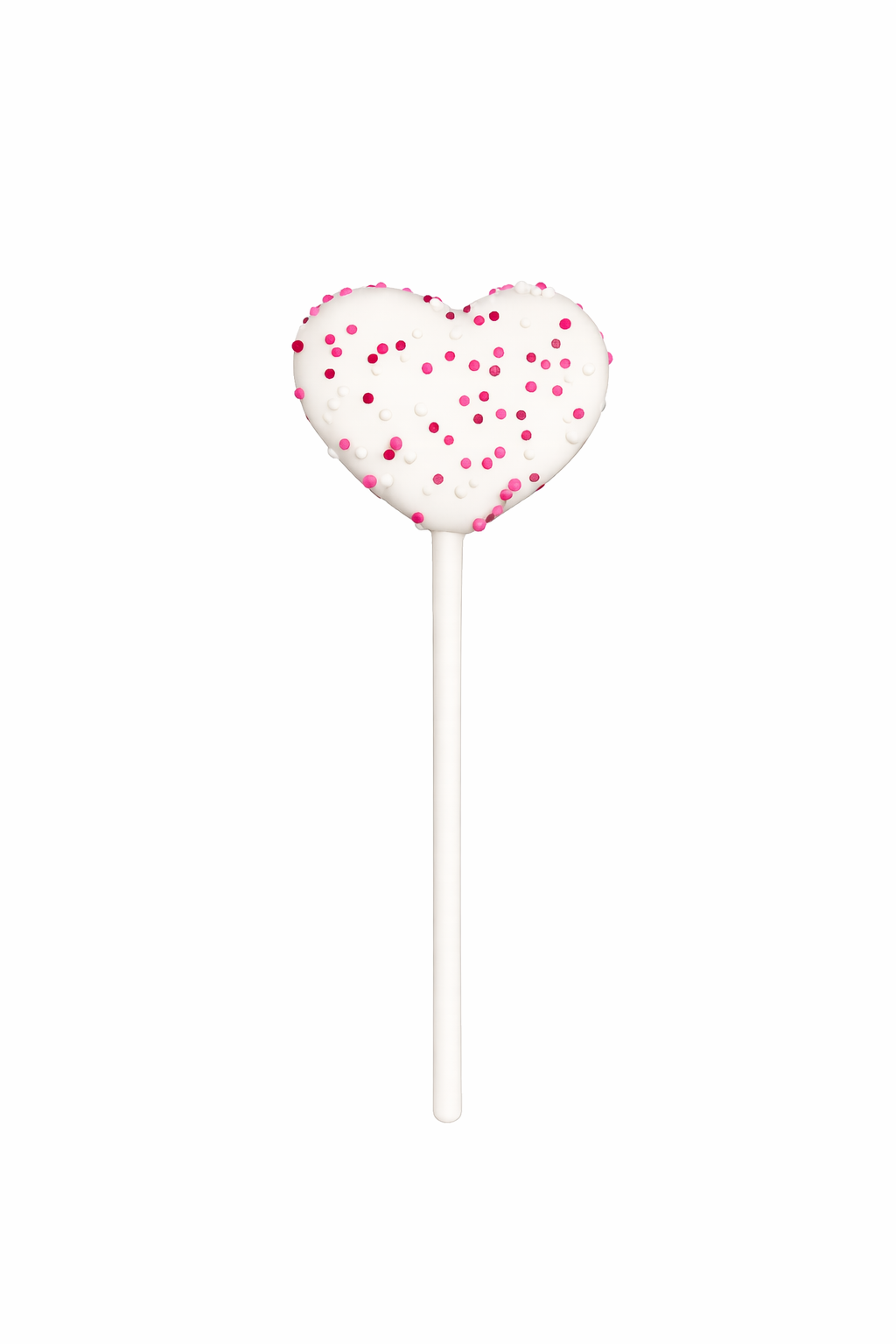 MATKA and DOT Pre-Orders - 1 Heart Shaped VANILLA Cake Pop