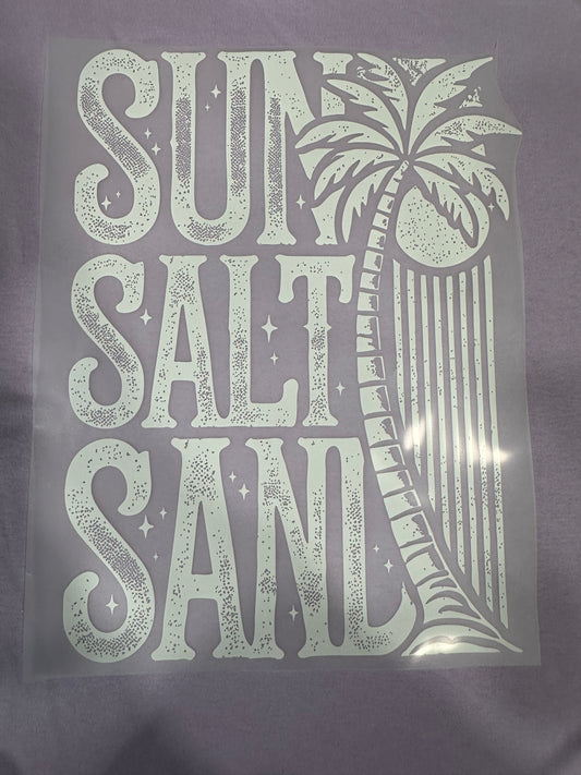 Sun Salt Sand White Sweatshirt