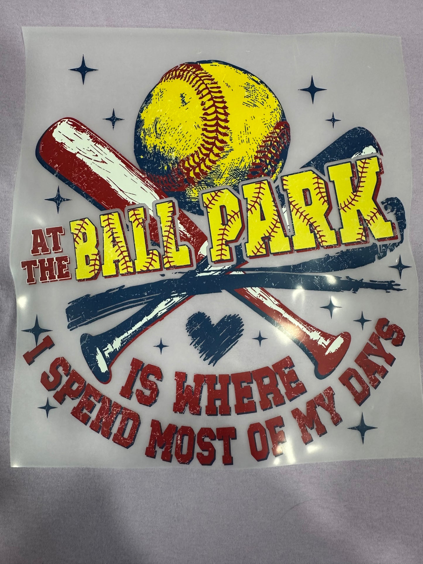 At the Ball Park Softball T-Shirt