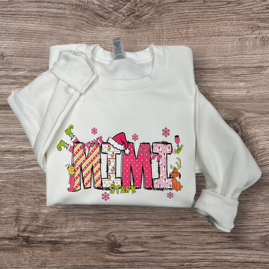 General Apparel - Christmas Personalized Grinch Crewneck