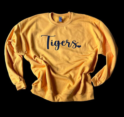 Festus Tiger Spirit Wear - Tiger Crewneck Puff