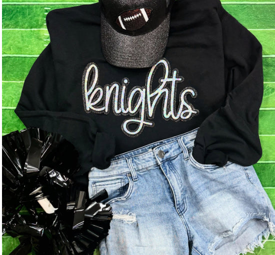 Spirit Wear - Knights Sequins Crewneck