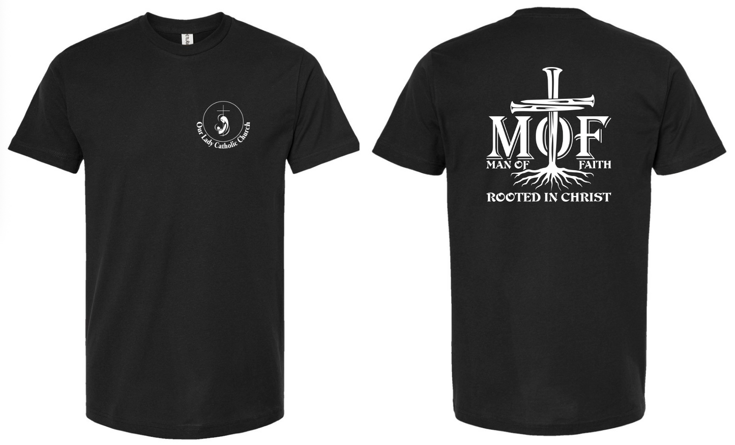 Parish Apparel - Man of Faith - Multiple Logo Designs Available