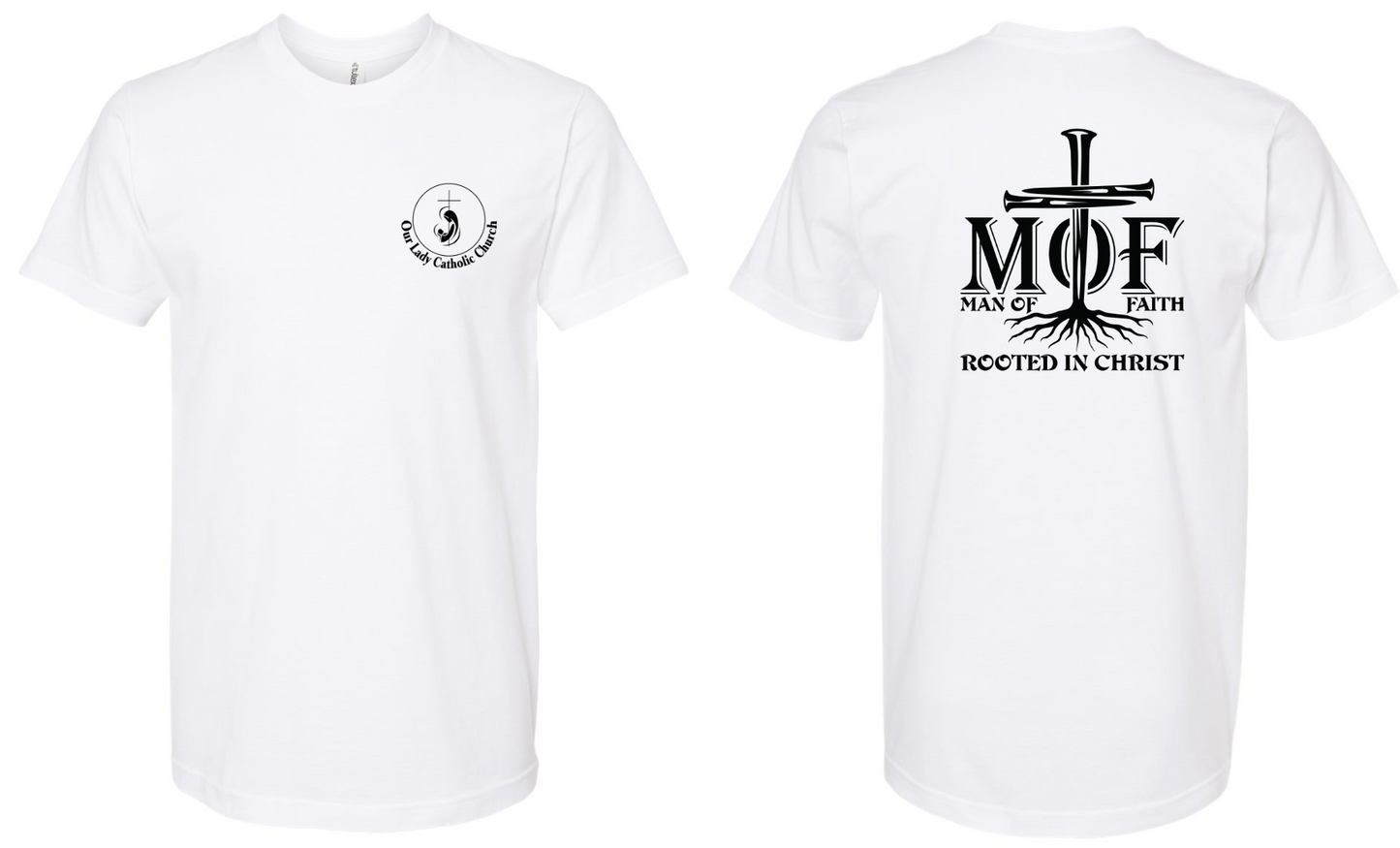 Parish Apparel - Man of Faith - Multiple Logo Designs Available