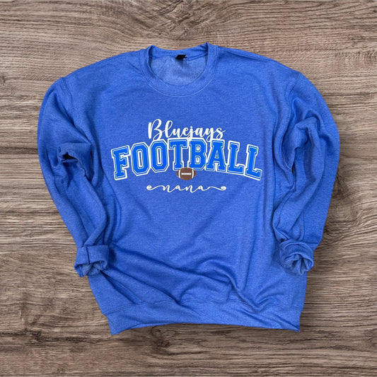 Bluejays Spirit Wear - Bluejays Football Crewneck