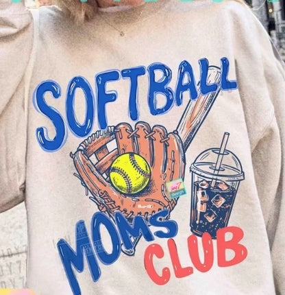 Softball Moms Club Sweatshirt