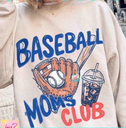 Baseball Moms Club Sweatshirt