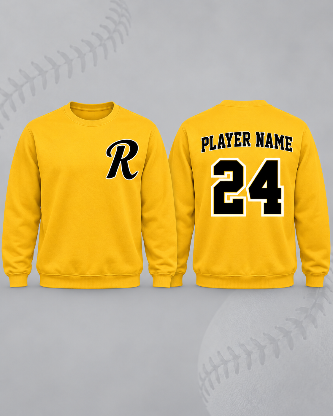 Spirit Wear - Recruits Logo R Softball Crewneck