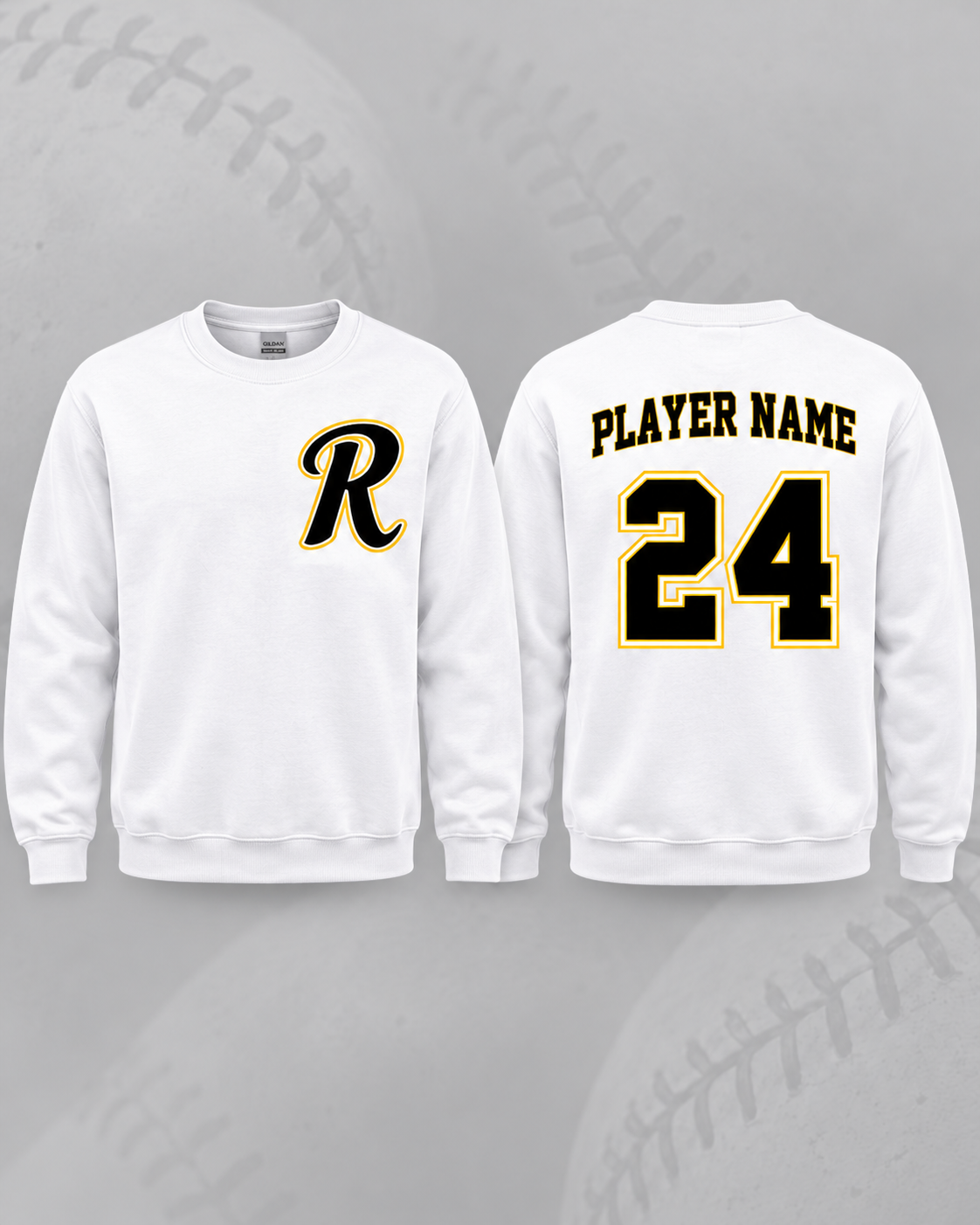 Spirit Wear - Recruits Logo R Softball Crewneck