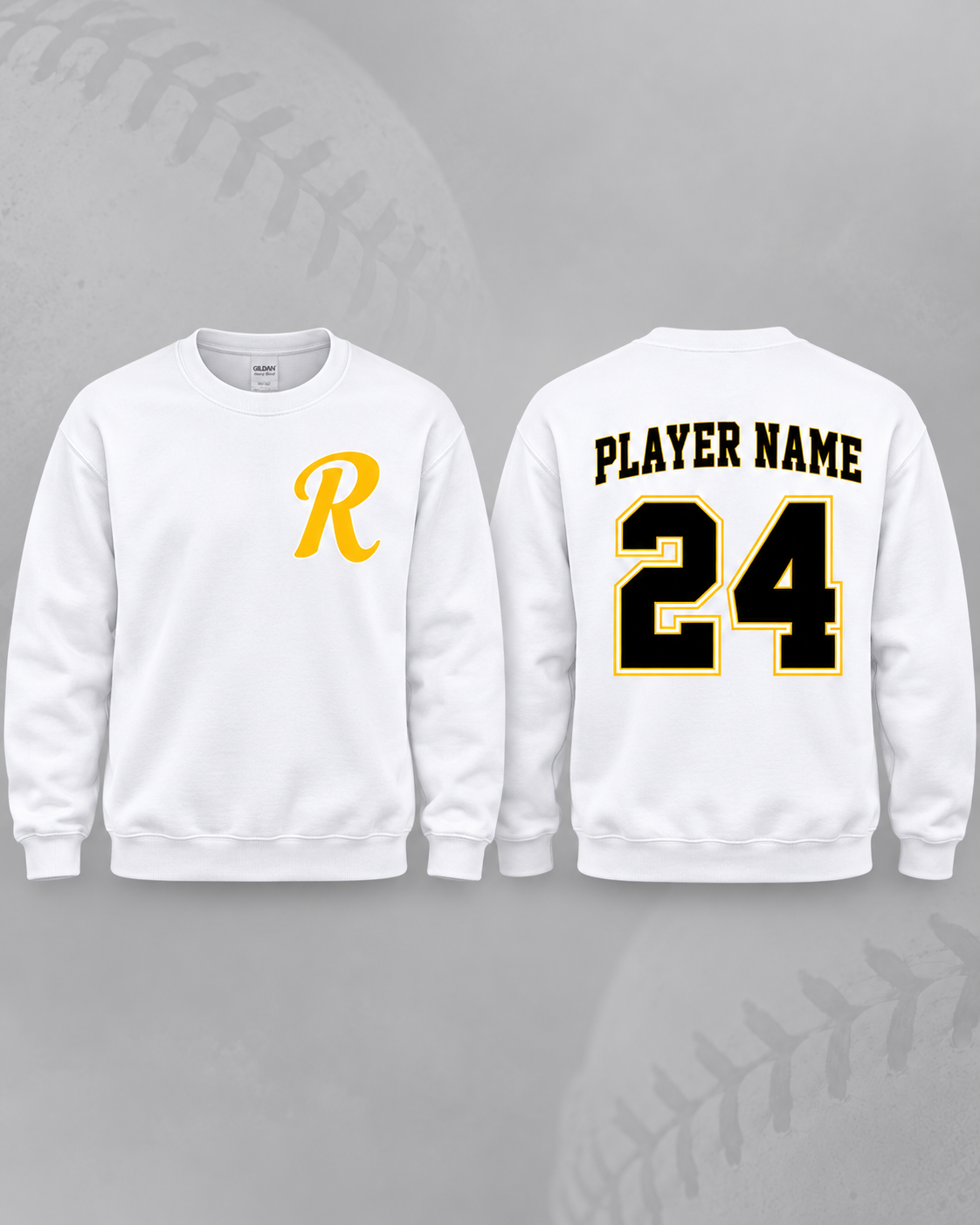 Spirit Wear - Recruits Logo R Softball Crewneck