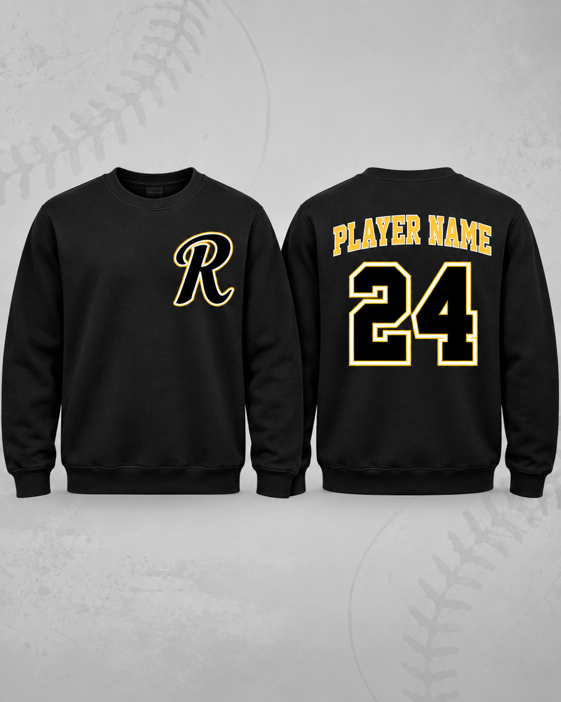 Spirit Wear - Recruits Logo R Softball Crewneck